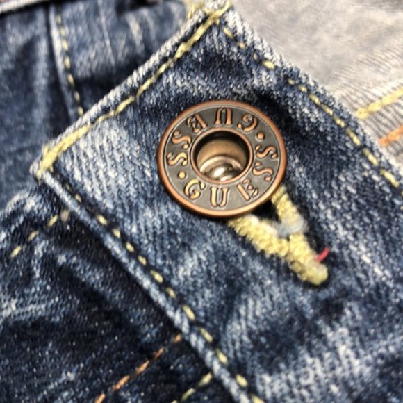 VINTAGE GUESS STARLET SKINNY JEANS 31x28 🇺🇸 - Picture 10 of 11